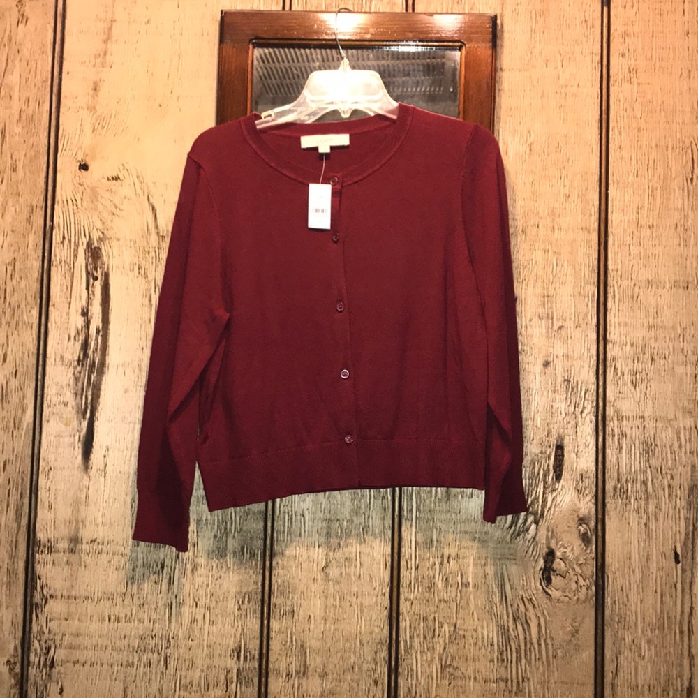 Button up sweater